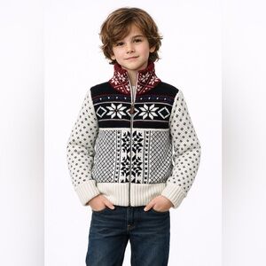 Ralph Lauren Snowflake Nordic Pattern Sweater Kid’s Large 12/14